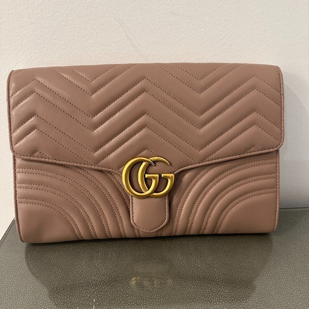Gucci Marmont Flap Clutch